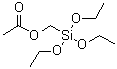 Acetoxymethyltriethoxysilane molecular structure (CAS 5630-83-1)