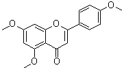 三-O-甲基芹黄素分子结构 (CAS 5631-70-9)