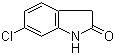 6-氯氧化吲哚分子结构 (CAS 56341-37-8)