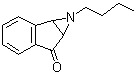 1-Butyl-1a,6a-dihydro-indeno[1,2-b]azirin-6(1H)-one molecular structure (CAS 56359-28-5)
