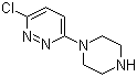 1-(6-Chloropyridazino-3-yl)piperazine molecular structure (CAS 56392-83-7)