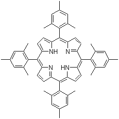 5,10,15,20-Tetrakis(2,4,6-trimethylphenyl)-21H,23H-porphine molecular structure (CAS 56396-12-4)