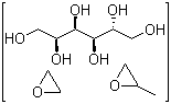 山梨醇聚氧丙烯聚氧乙烯醚分子结构 (CAS 56449-05-9)