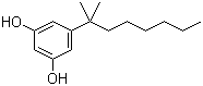 5-(1,1-Dimethylheptyl)benzene-1,3-diol molecular structure (CAS 56469-10-4)