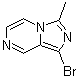 1-溴-3-甲基咪唑并[1,5-a]吡嗪分子结构 (CAS 56481-29-9)