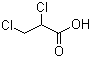 结构式 CAS# 565-64-0, 2,3-二氯丙酸