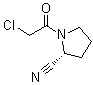 (2R)-1-(氯乙酰基)-2-吡咯烷甲腈分子结构 (CAS 565452-98-4)