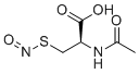 S-亚硝基-N-乙酰半胱氨酸分子结构 (CAS 56577-02-7)