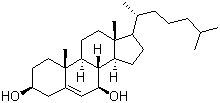 7-Hydroxy cholesterol molecular structure (CAS 566-27-8)