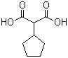 Cyclopentanemalonic acid molecular structure (CAS 5660-81-1)