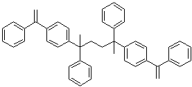 2,5-Diphenyl-2,5-bis[4-(1-phenylvinyl)phenyl]hexane molecular structure (CAS 56602-23-4)