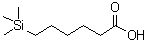结构式 CAS# 5662-79-3, 6-(三甲基硅烷基)己酸