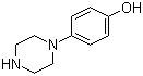 结构式 CAS# 56621-48-8, 4-(1-哌嗪基)苯酚; 1-(4-羟基苯基)哌嗪