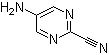 structure of CAS# 56621-93-3, 5-Amino-2-pyrimidinecarbonitrile;2-Cyano-5-aminopyrimidine; 2-Cyano-5-pyrimidinamine; 5-Amino-2-cyanopyrimidine