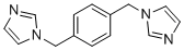 1,4-双((1H-咪唑-1-基)甲基)苯分子结构 (CAS 56643-83-5)