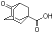 2-金刚烷酮-5-甲酸分子结构 (CAS 56674-87-4)