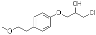 1-氯-3-[4-(2-甲氧基乙基)苯氧基]-2-丙醇分子结构 (CAS 56718-76-4)