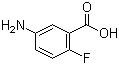 5-氨基-2-氟苯甲酸分子结构 (CAS 56741-33-4)