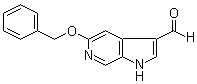 5-苄氧基-1H-吡咯并[2,3-c]吡啶-3-甲醛分子结构 (CAS 56795-92-7)