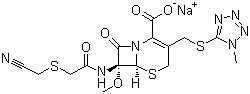 Cefmetazole sodium molecular structure (CAS 56796-39-5)