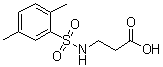N-[(2,5-Dimethylphenyl)sulfonyl]-beta-alanine molecular structure (CAS 568566-41-6)