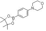 4-[4-(4,4,5,5-Tetramethyl-1,3,2-dioxaborolan-2-yl)phenyl]morpholine molecular structure (CAS 568577-88-8)