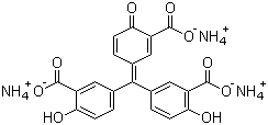 铝试剂分子结构 (CAS 569-58-4)