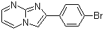 2-(4-溴苯基)咪唑并[1,2-a]嘧啶分子结构 (CAS 56921-85-8)