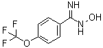 N-Hydroxy-4-(trifluoromethoxy)benzenecarboximidamide molecular structure (CAS 56935-71-8)