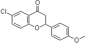 6-氯-4'-甲氧基黄烷酮分子结构 (CAS 56949-40-7)