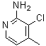3-Chloro-4-methyl-2-pyridinamine molecular structure (CAS 56960-76-0)
