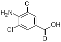 4-Amino-3,5-dichlorobenzoic acid molecular structure (CAS 56961-25-2)