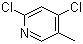 2,4-Dichloro-5-methylpyridine molecular structure (CAS 56961-78-5)