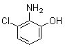 structure of CAS# 56962-00-6, 2-Amino-3-chlorophenol