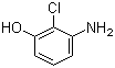 3-氨基-2-氯苯酚分子结构 (CAS 56962-01-7)