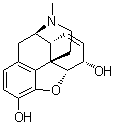 吗啡分子结构 (CAS 57-27-2)