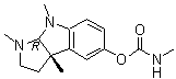 结构式 CAS# 57-47-6, 毒扁豆碱