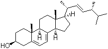 麦角固醇分子结构 (CAS 57-87-4)