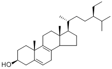 Stigmasta-5,8-dien-3-ol molecular structure (CAS 570-72-9)