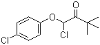 1-(4-Chlorophenoxy)-3,3-dimethyl-1-chloro-2-butanone molecular structure (CAS 57000-78-9)
