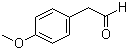 structure of CAS# 5703-26-4, (4-Methoxyphenyl)acetaldehyde