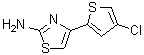 4-(4-Chloro-2-thienyl)-2-thiazolamine molecular structure (CAS 570407-10-2)