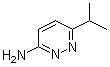 structure of CAS# 570416-37-4, 6-Isopropylpyridazin-3-amine;(6-Isopropylpyridazin-3-yl)amine; 6-(1-Methylethyl)-3-pyridazinamine