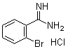 2-Bromobenzenecarboximidamide hydrochloride molecular structure (CAS 57075-82-8)