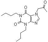 登布茶碱分子结构 (CAS 57076-71-8)