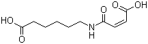 6-[[(2Z)-3-羧基-1-氧代-2-丙烯基]氨基]己酸分子结构 (CAS 57079-14-8)