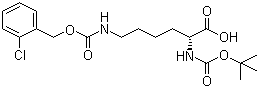 Boc-N'-(2-chloro-Cbz)-D-lysine molecular structure (CAS 57096-11-4)