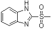2-(甲烷磺酰基)苯并咪唑分子结构 (CAS 57159-81-6)