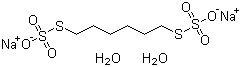 硫代硫酸 S,S'-1,6-己二醇酯二钠盐分子结构 (CAS 5719-73-3)