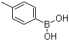 4-甲苯硼酸分子结构 (CAS 5720-05-8)